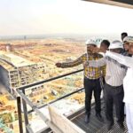 KCR inspected the works of Yadadri power project