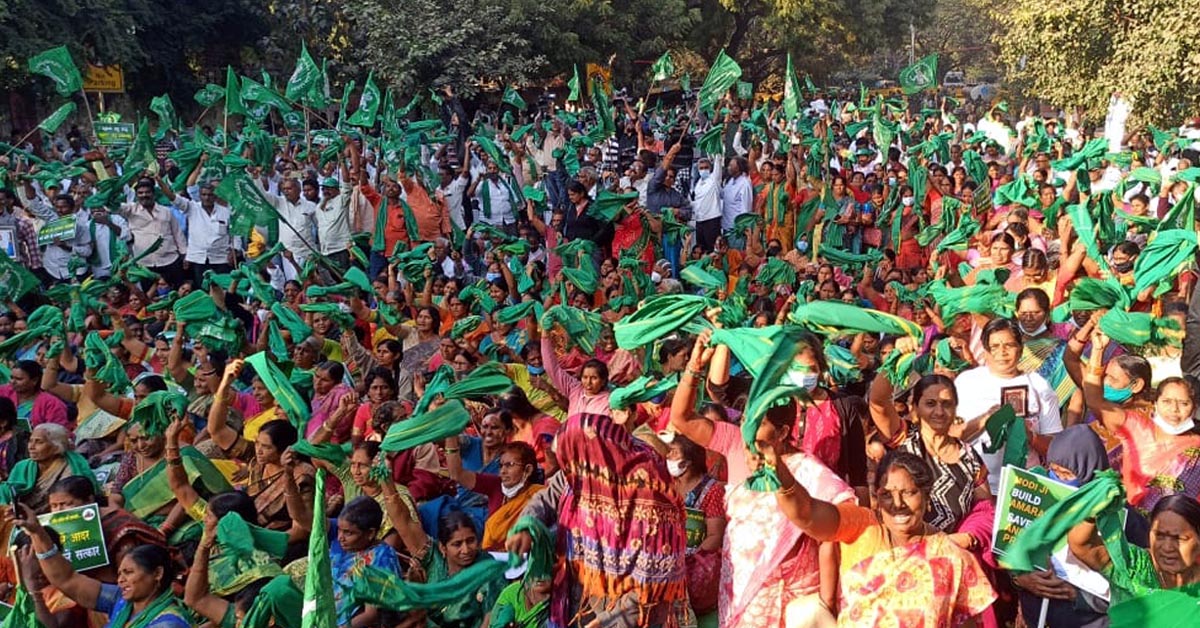 దేశ రాజధాని ఢిల్లీకి చేరిన అమరావతి రైతుల పోరాటం 