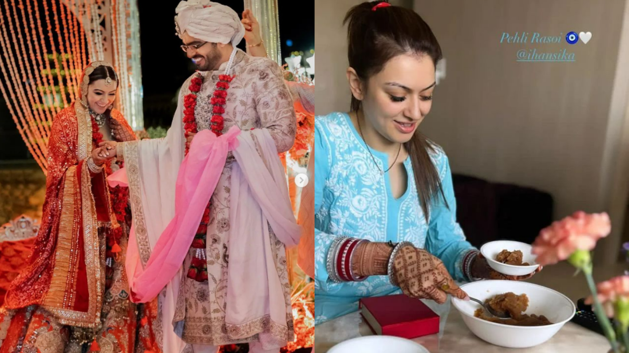Hansika Motwani cooks ‘Pehli Rasoi for hubby