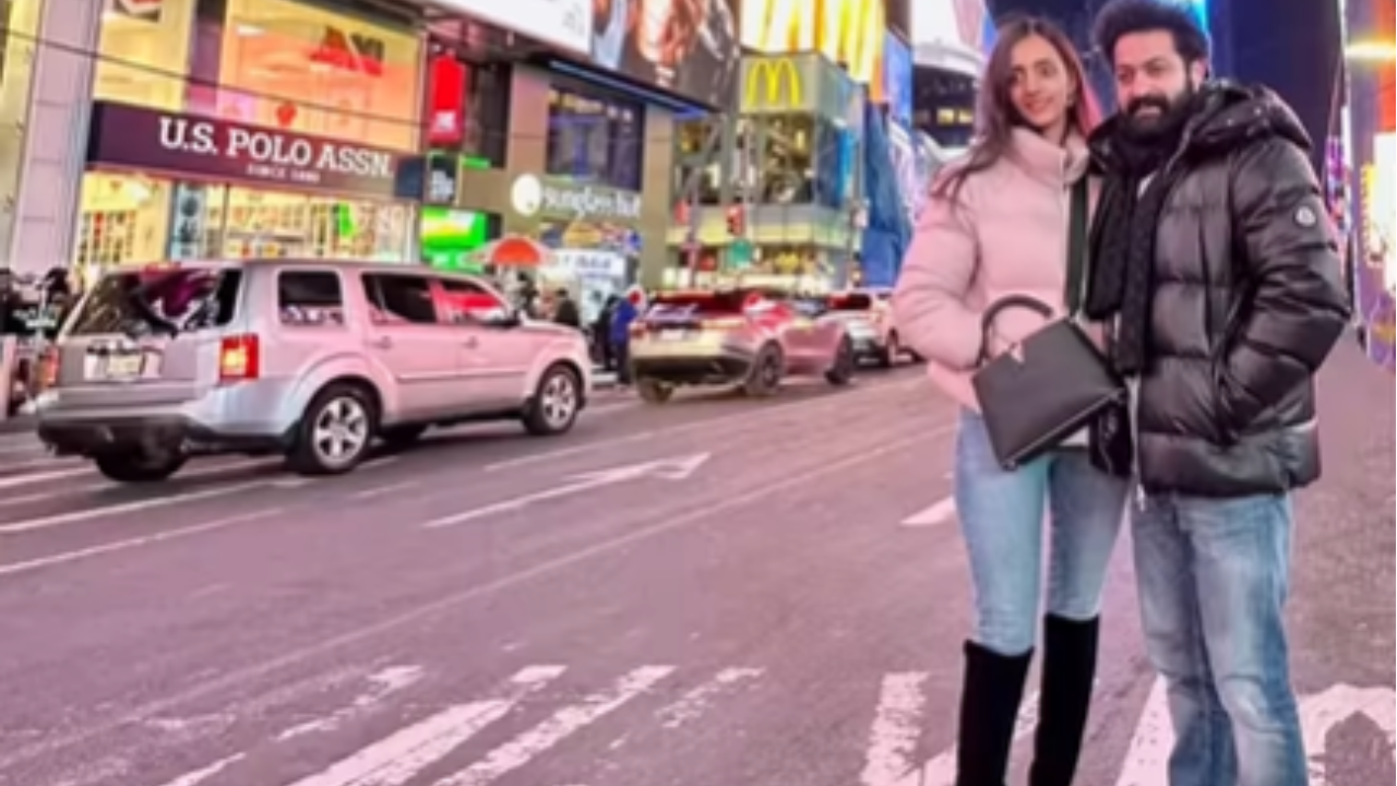 Jr. NTR’s New York Vacation with his wife Pranathi is too cute to miss