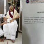 Narendra Modi meets mother Heeraben in Ahmedabad Hospital