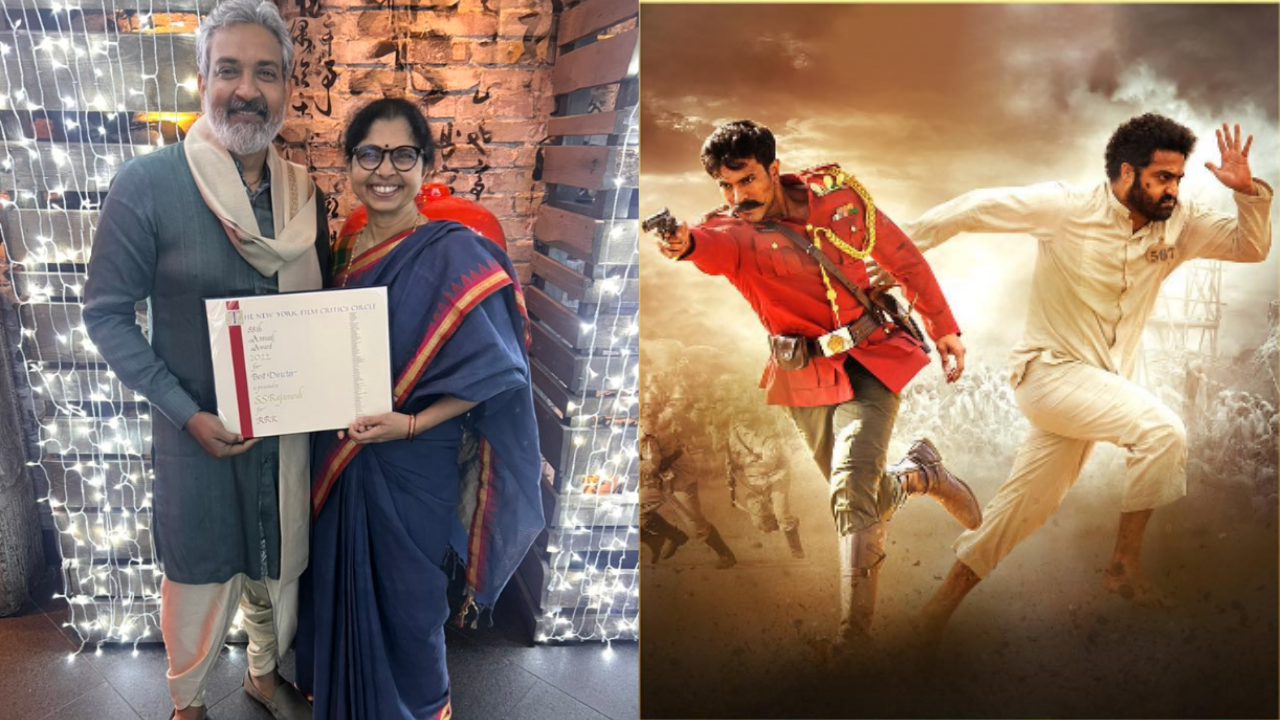 Rajamouli honored with Best Director for RRR at New York Film Critics Circle