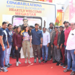 Team Bhola Shankar welcomes the  Mega Boss in a style