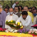 CBN and Balakrishna paid rich tributes to the legendary NTR Sr.