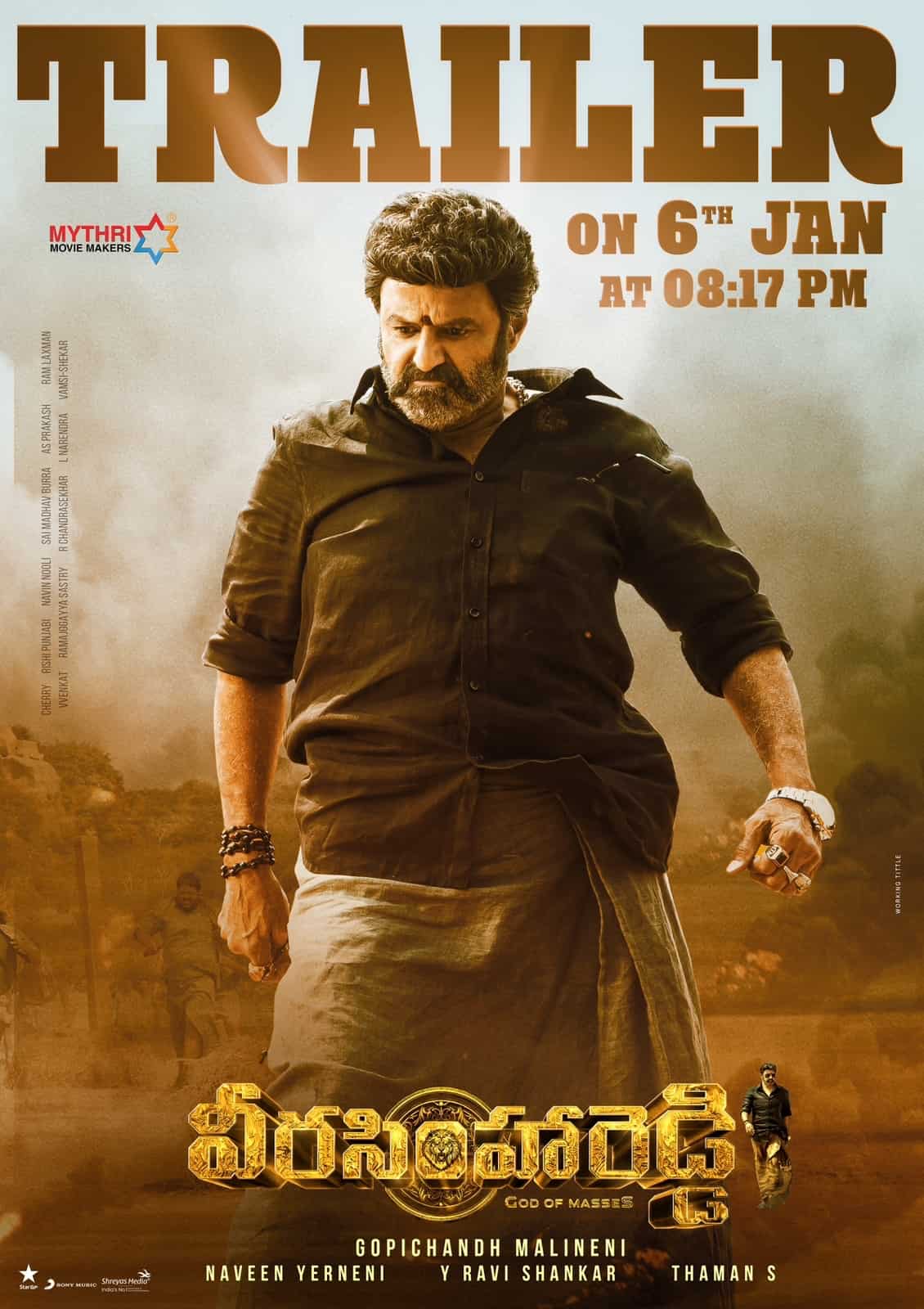 Pic Talk: Ruthless Balayya in and as Veera Simha Reddy