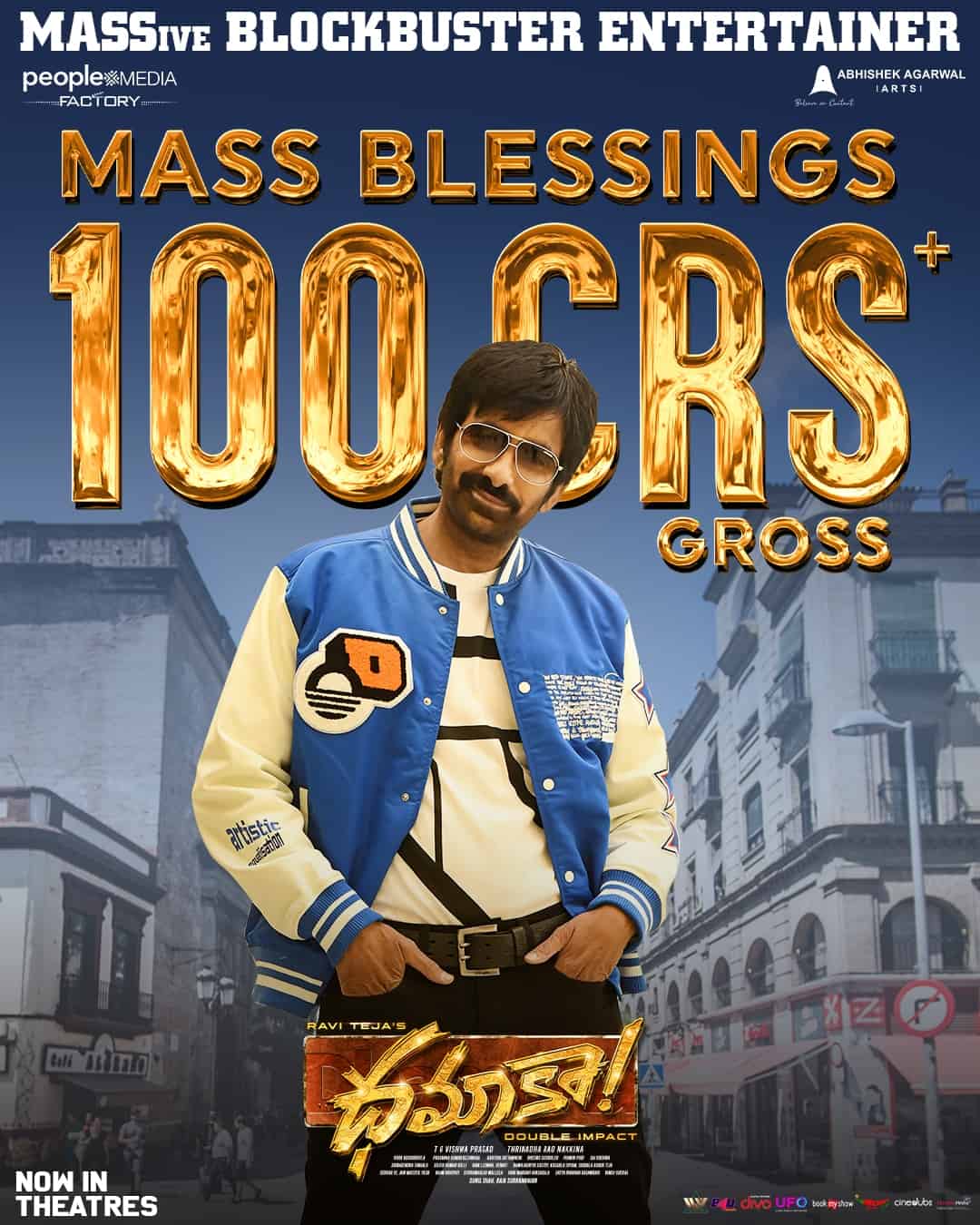 Raviteja’s power: Dhamaka grosses 100 crores