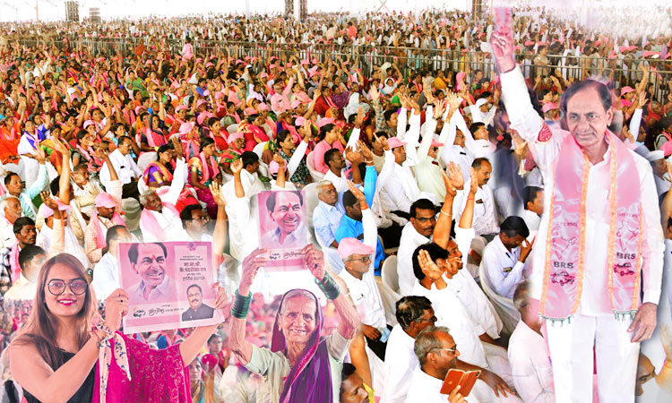 నాందేడ్ వేదికపై తెలంగాణ ప్రజలే లక్ష్యంగా కేసీఆర్ ప్రసంగం