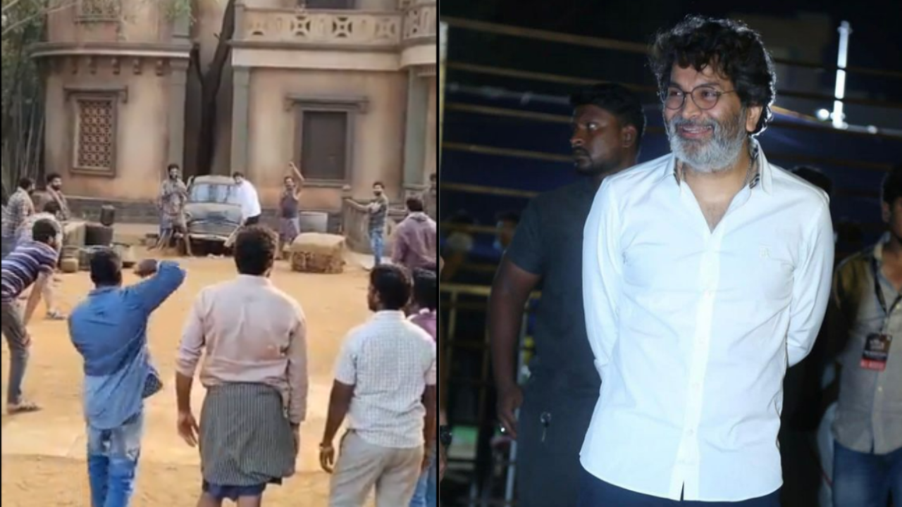 Trivikram’s fun moments on the sets of SSMB28