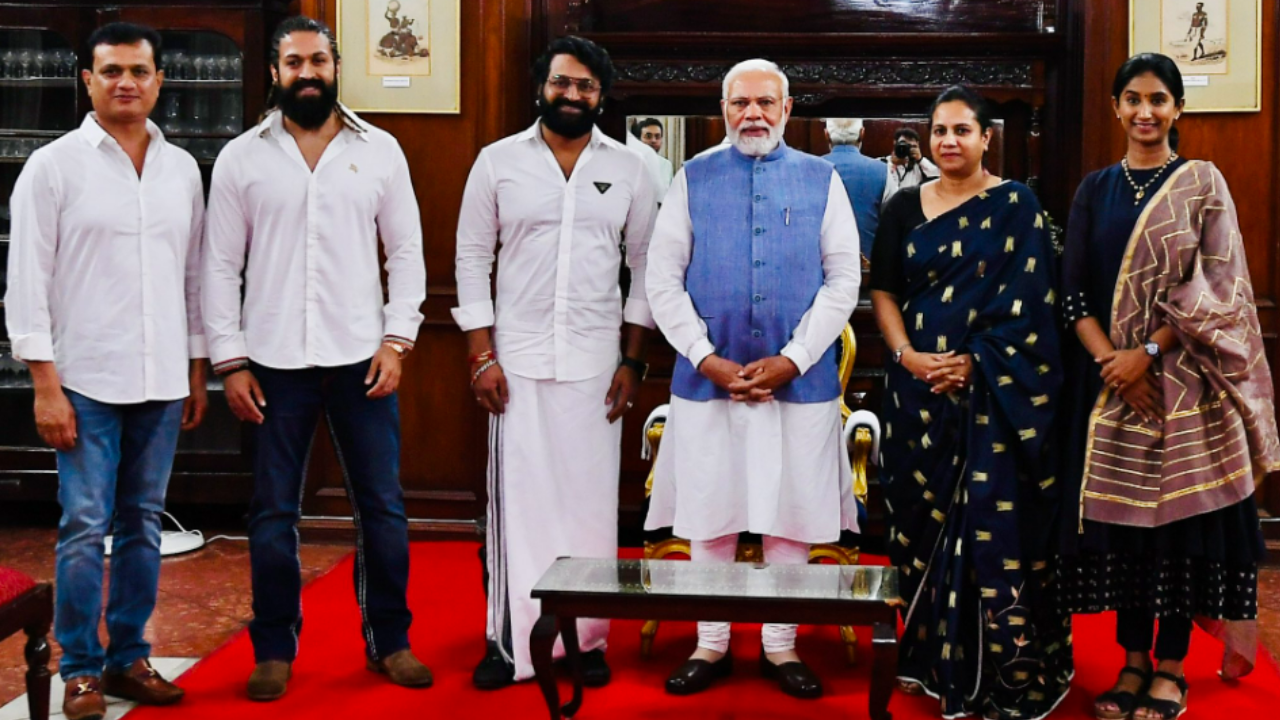 Pic Talk: Yash, Rishab Shetty & other Kannada celebs with PM Modi