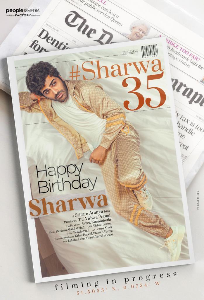 First Look #Sharwa35 : Funky and Interesting