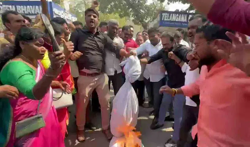 కవితపై బండి సంజయ్ అనుచిత వాఖ్యల పట్ల భగ్గుమన్న బిఆర్ఎస్!