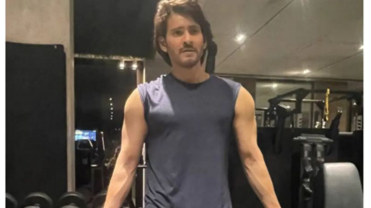 Pic Alert: Mahesh Babhu’s intense workout picture is a must watch
