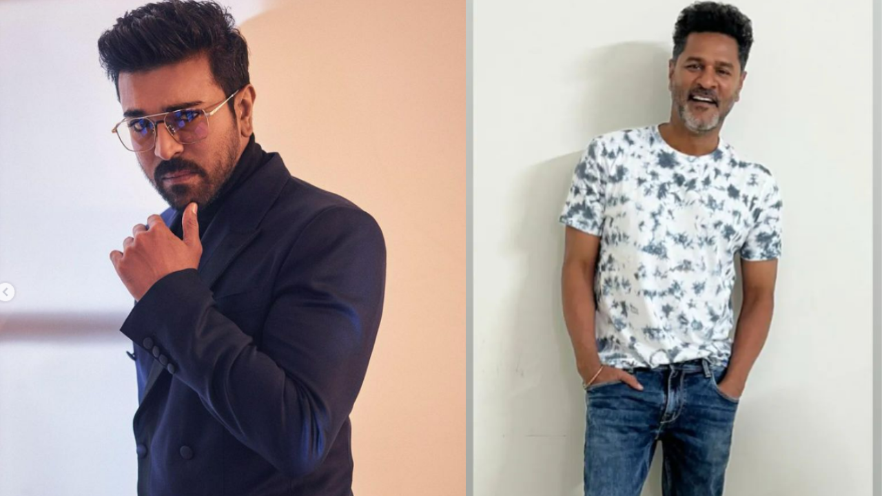Ram Charan gets ‘Naatu Naatu’ surprise from Prabhu Deva & the team RC15