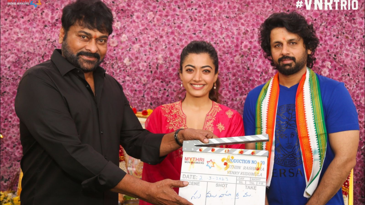 Chiranjeevi gives the first clap to VNRTrio
