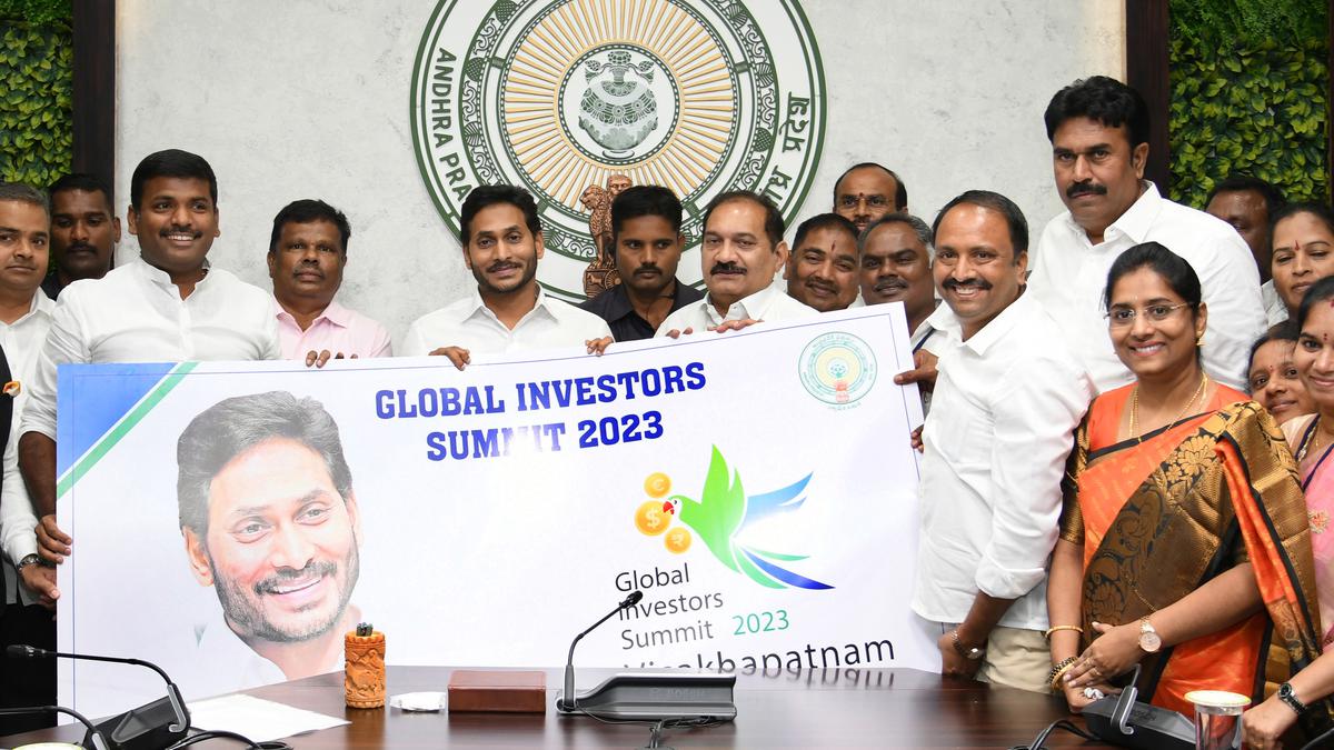 CM Jagan launches AP Global Summit-2023 in Vizag