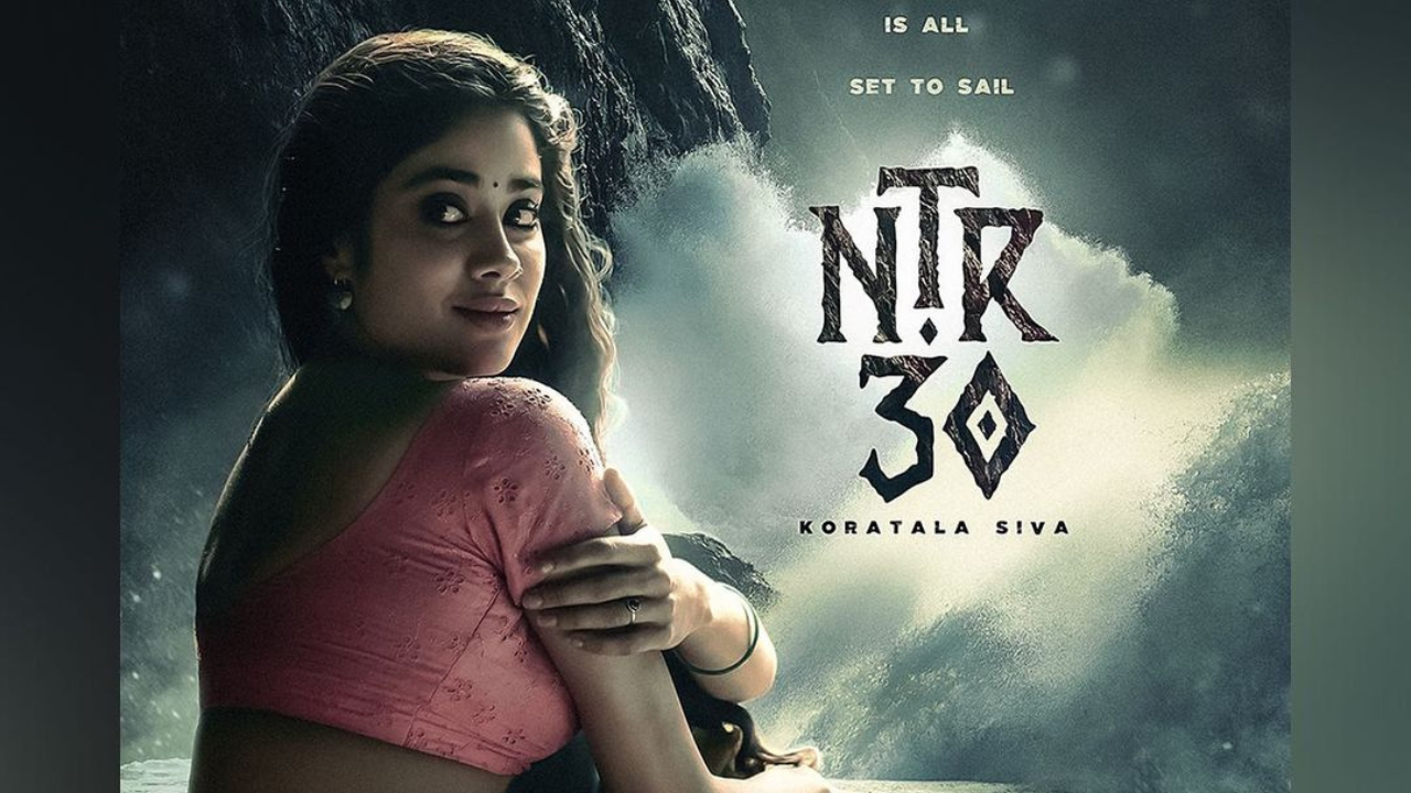 Impeccable reach of Jhanvi Kapoor’s look from #NTR30 in social media