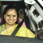 Kavitha completely surrounded by ED’s web