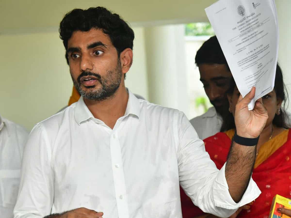 Lokesh dares Jagan to take action in an open letter