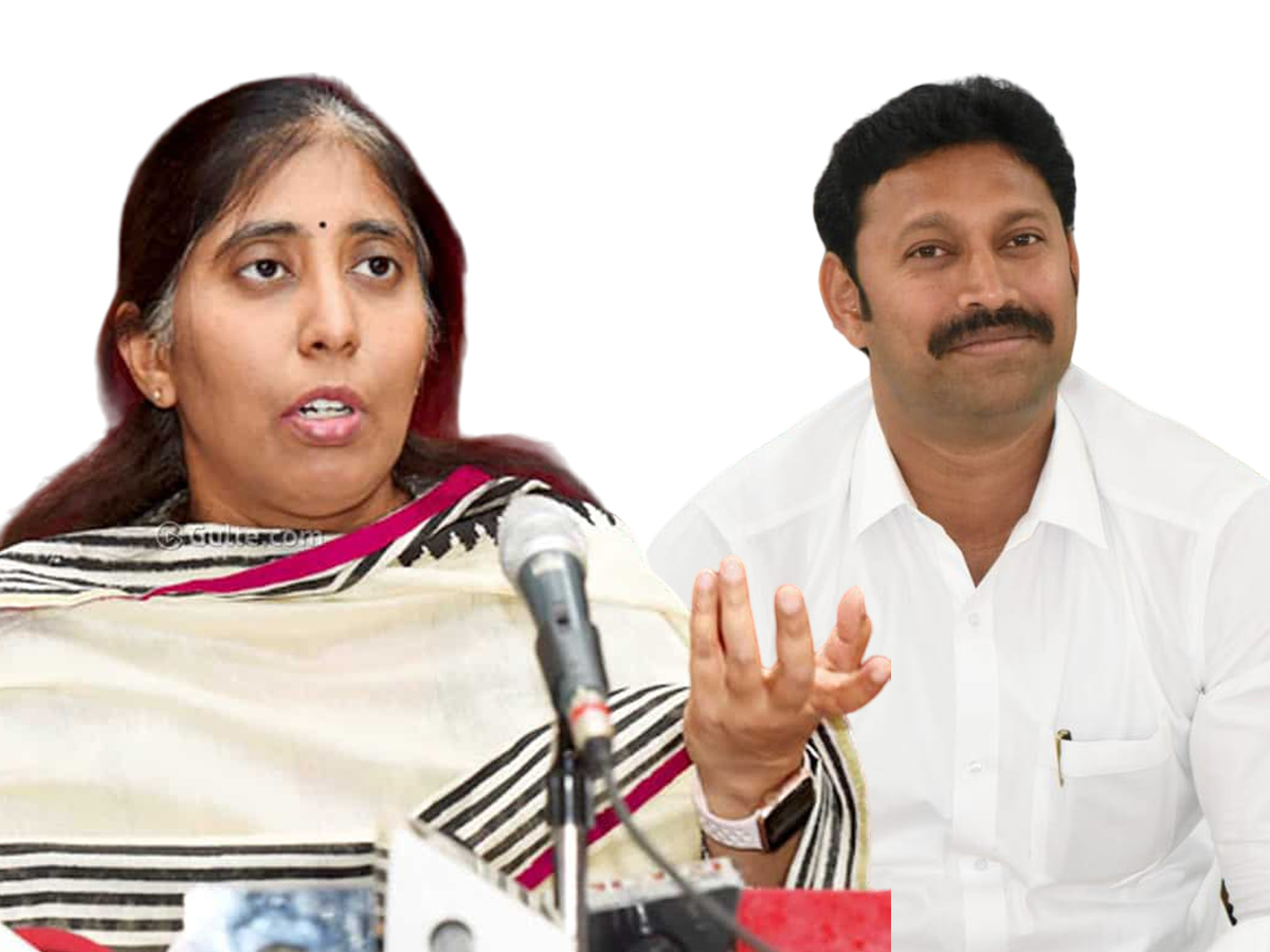 YS Sunita alleges AP Govt for saving Avinash Reddy