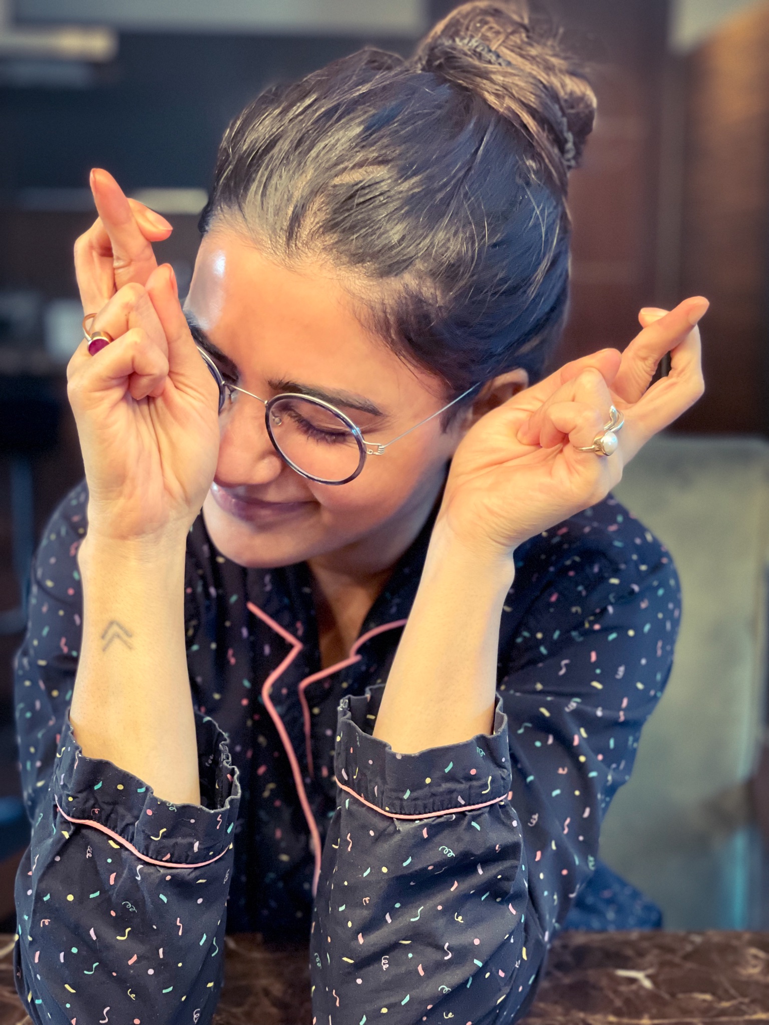 Samantha continues to use sympathy card