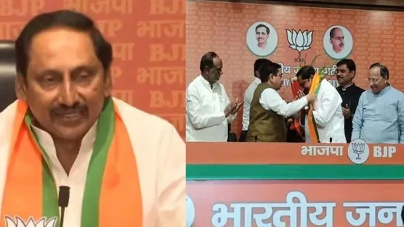 కిరణ్ కుమార్ రెడ్డి బీజేపీలో చేరికతో కేసీఆర్ కు మరో అస్త్రం!