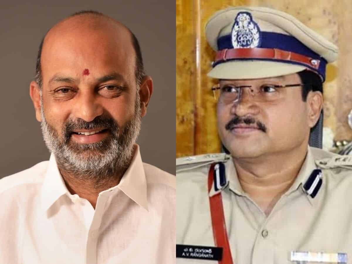 బండి సంజయ్ కు సిపి రంగనాథ్ దిమ్మతిరిగే కౌంటర్!