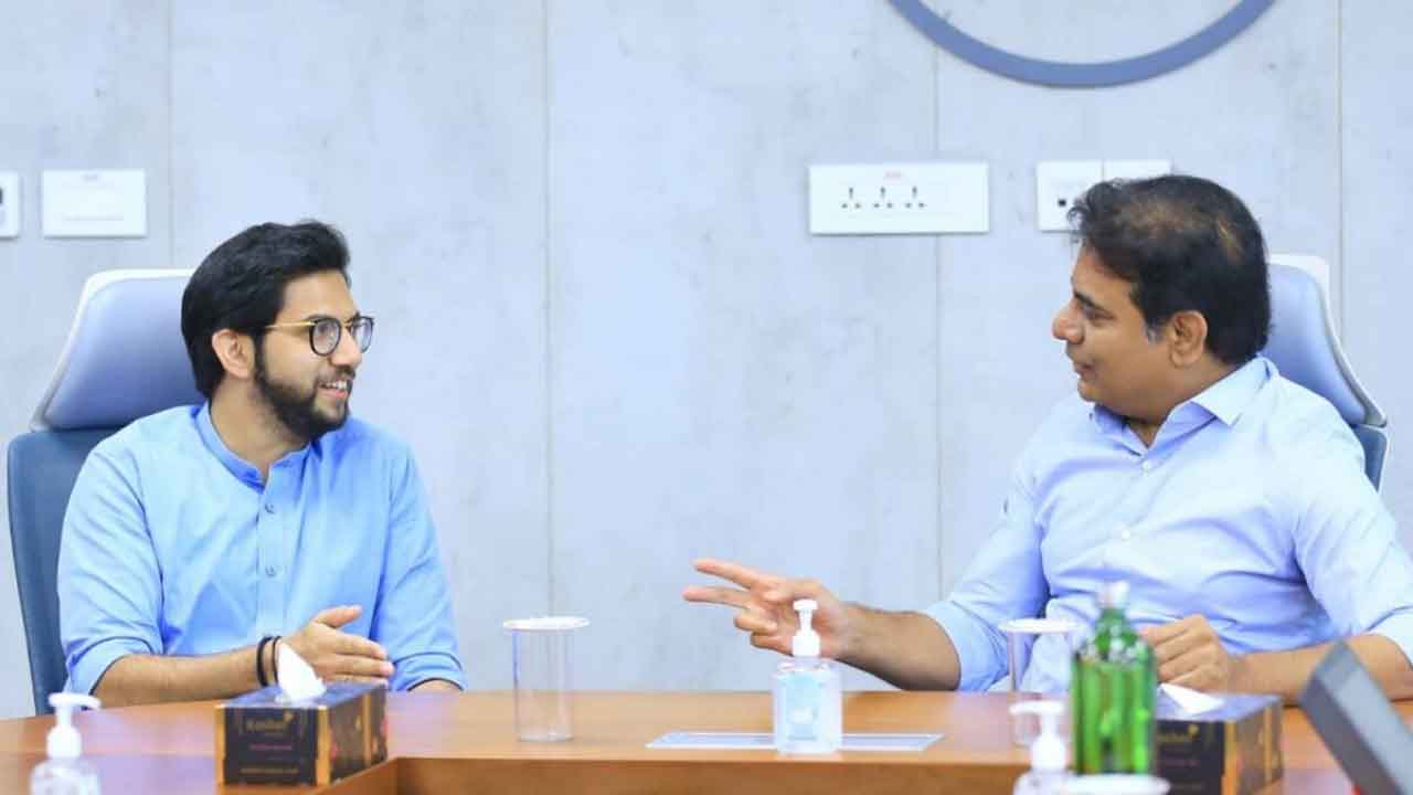 Aditya Thackeray visits KTR and Telangana’s hub
