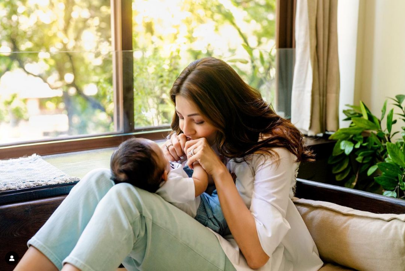 Kajal Aggarwal celebrates her little boy Neil Kitchlu’s FIRST birthday