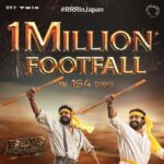 Poster Talk: One million footfalls for RRR in Japan