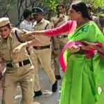 YS Sharmila and Vijayamma were arrested for slapping the police