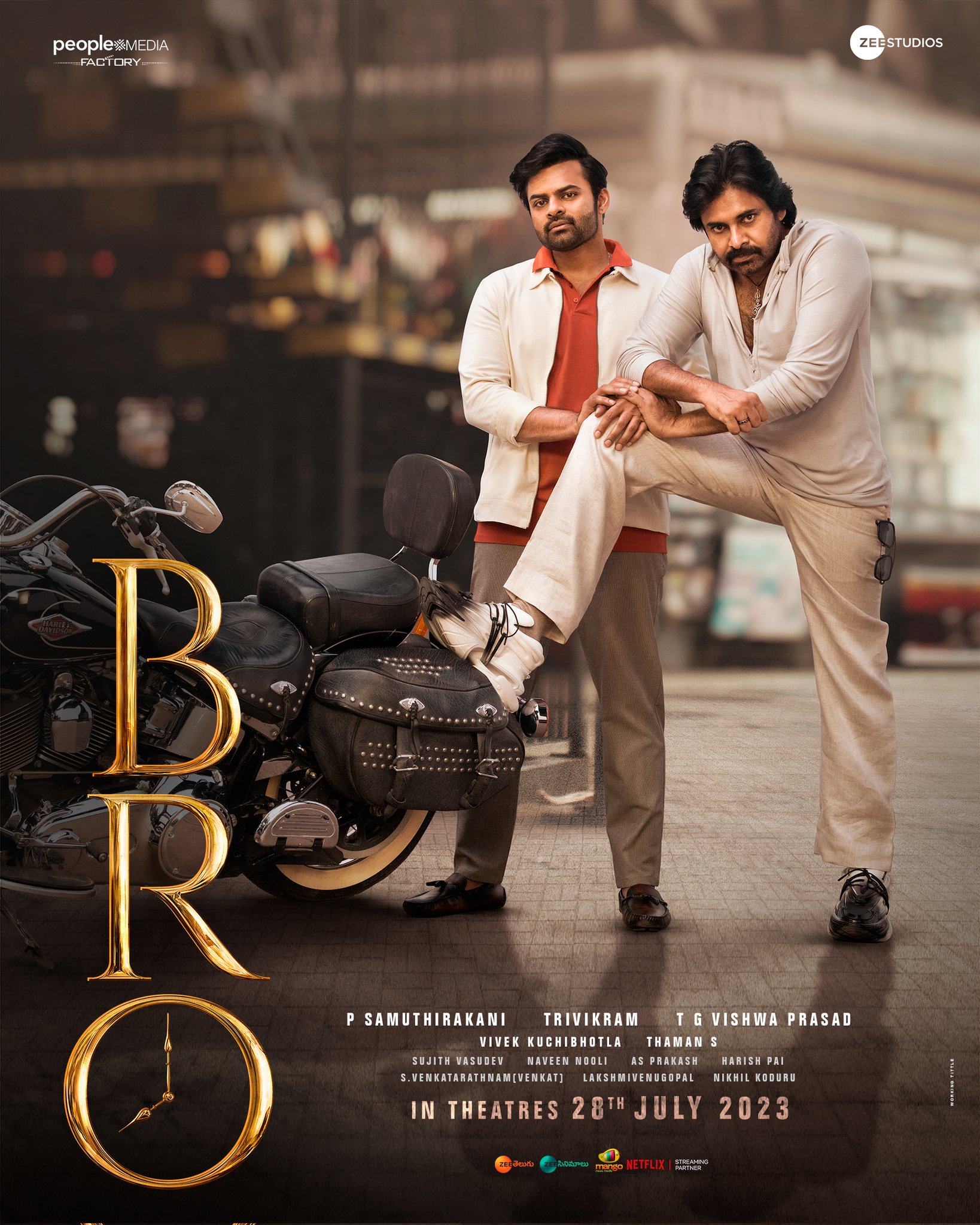 ‘ Bro’  Poster : PK and SDT look classy and uber cool