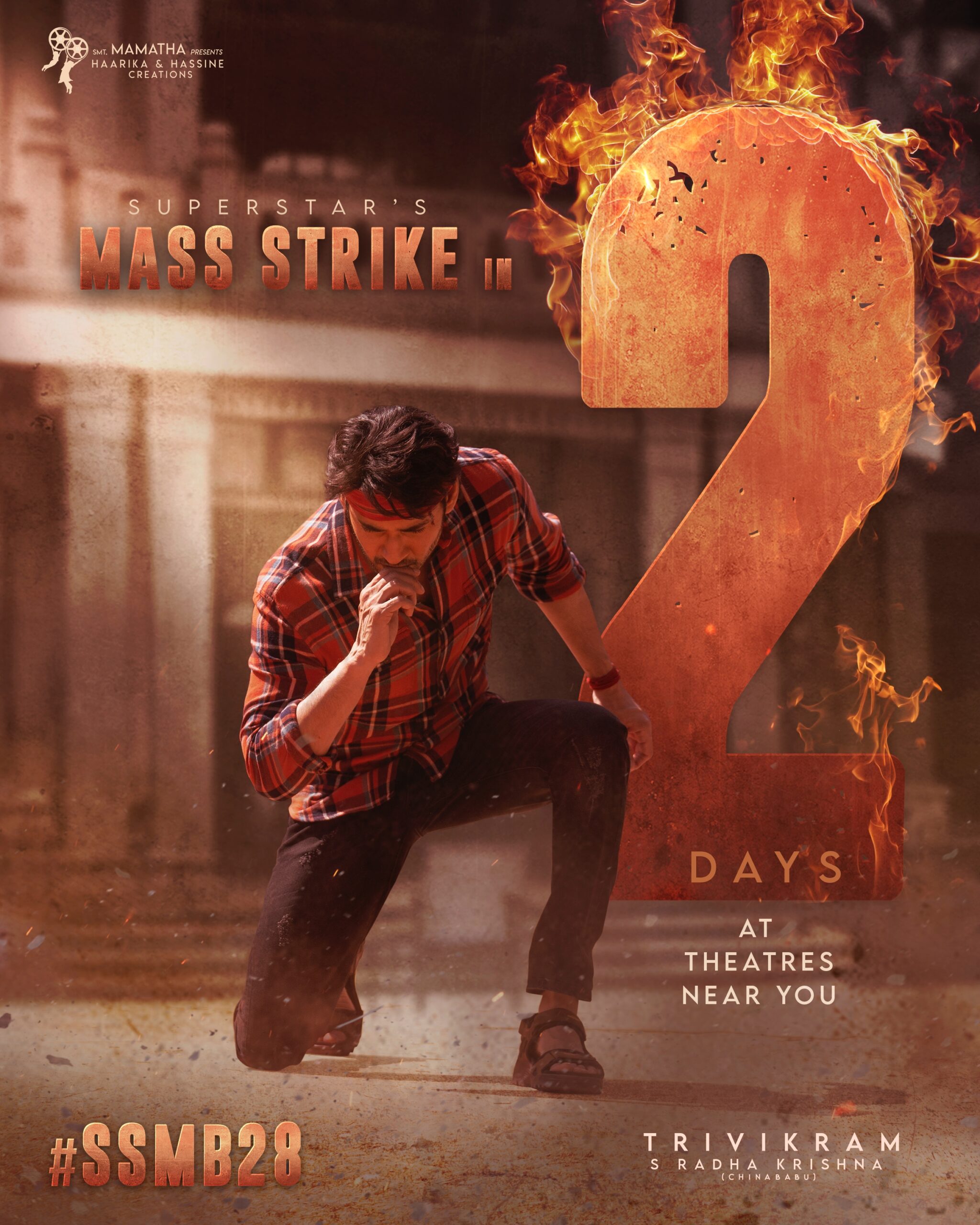 Mass Strike : Mahesh Babu gets ready for action in #SSMB28
