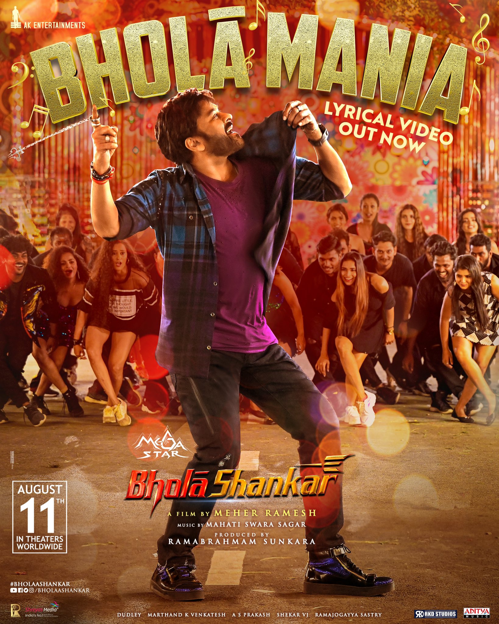 Bholaa Mania from Bholaa Shankar : A  Typical Mass Song