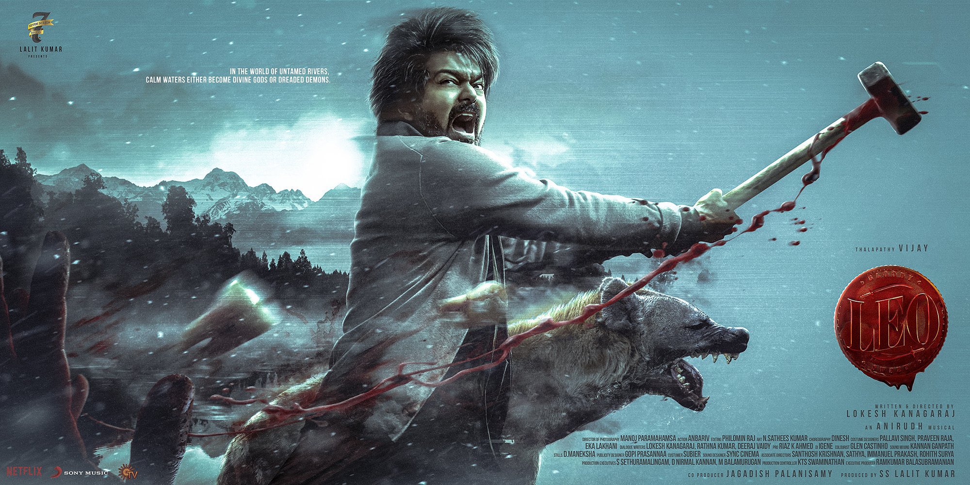 ‘Leo’ First Look – Vijay’s ruthless avatar in a bloody setting