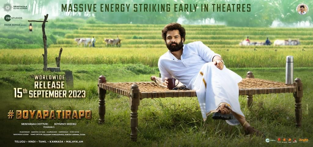 Viral Pic : Ram Pothineni in ‘Panche Kattu’ for Boyapati film