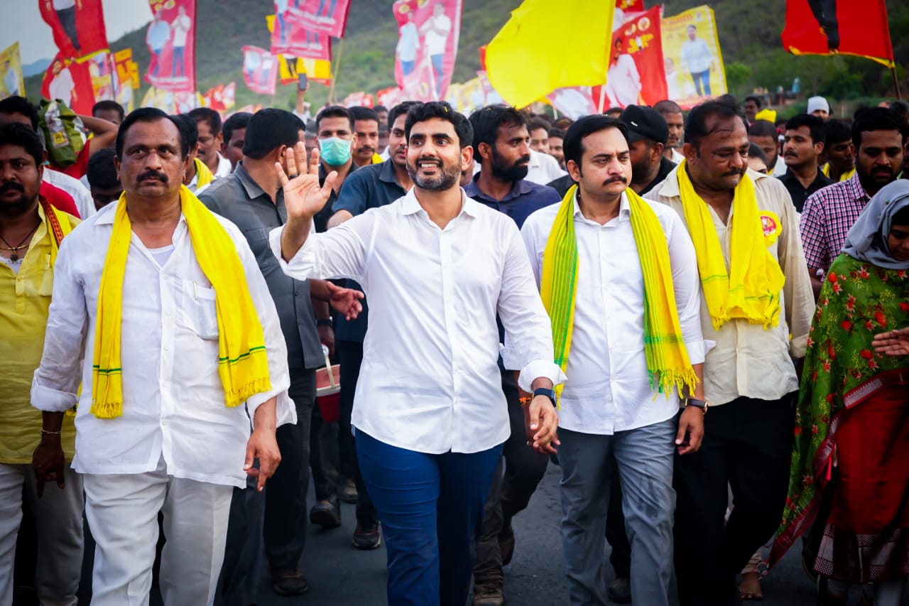 నేడే నెల్లూరులో ప్రవేశిస్తున్న లోకేష్ ‍యువగళం పాదయాత్ర