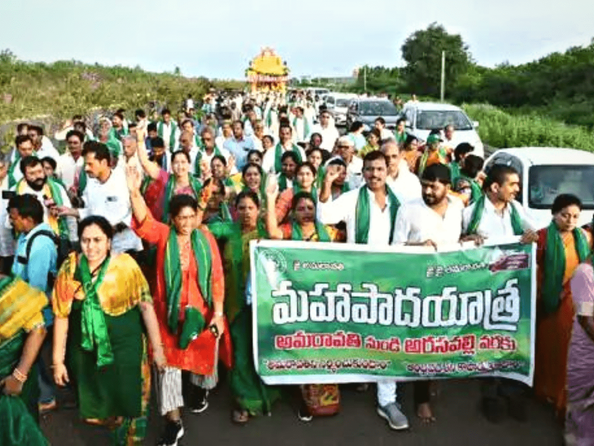 Amaravathi farmers are all set for one more Padayatra