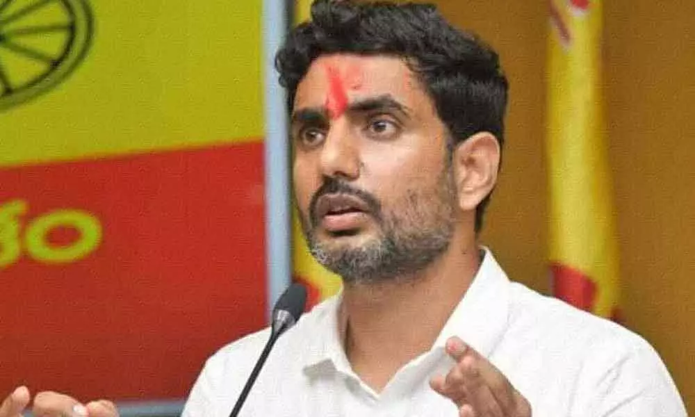 AP is dwelling in drugs under Jagan’s regime: Nara Lokesh