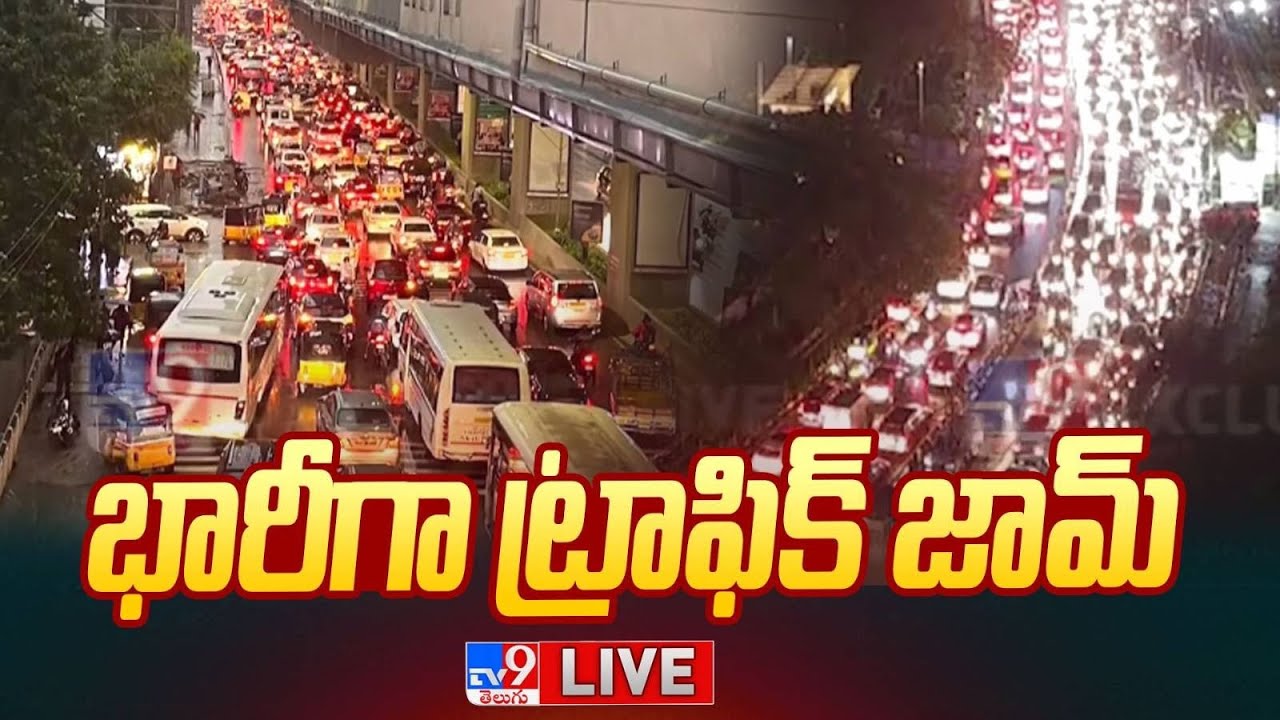 Hyd rains: Heavy traffic causes a lot of disturbance