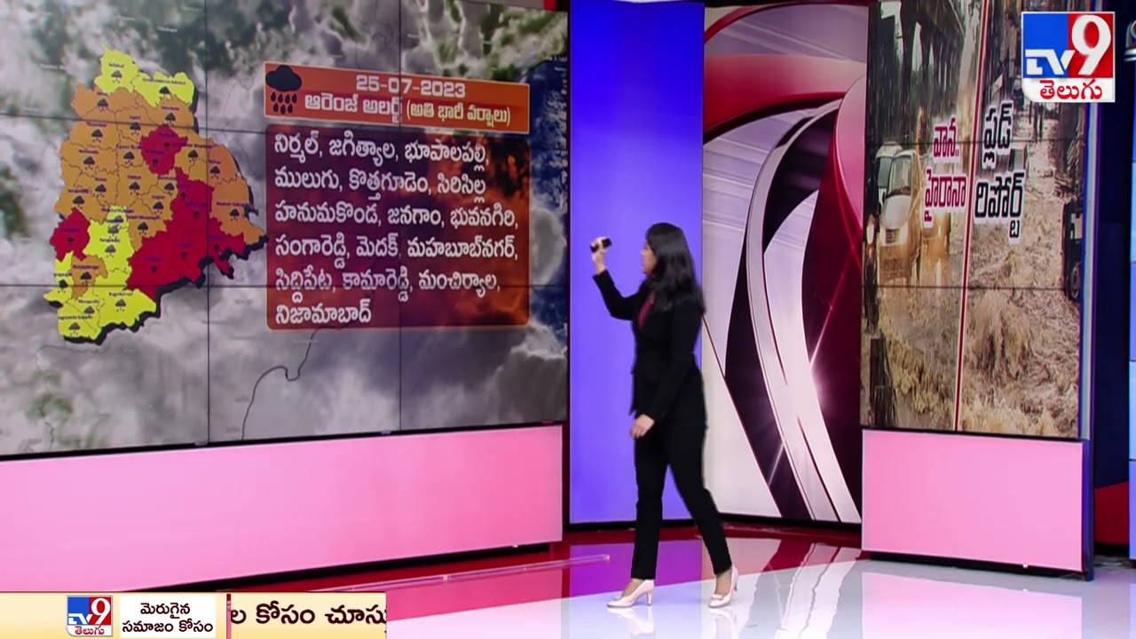 IMD issues Red Alert in next three days in Telangana