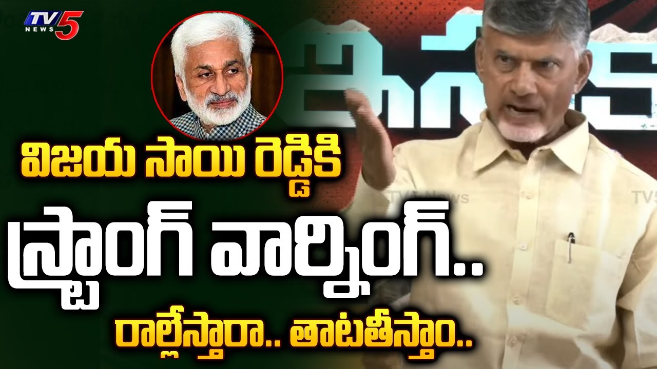 Chandrababu Warning To Vijayasai Reddy