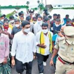 Lokesh blames Jagan for not caring about the flood victims