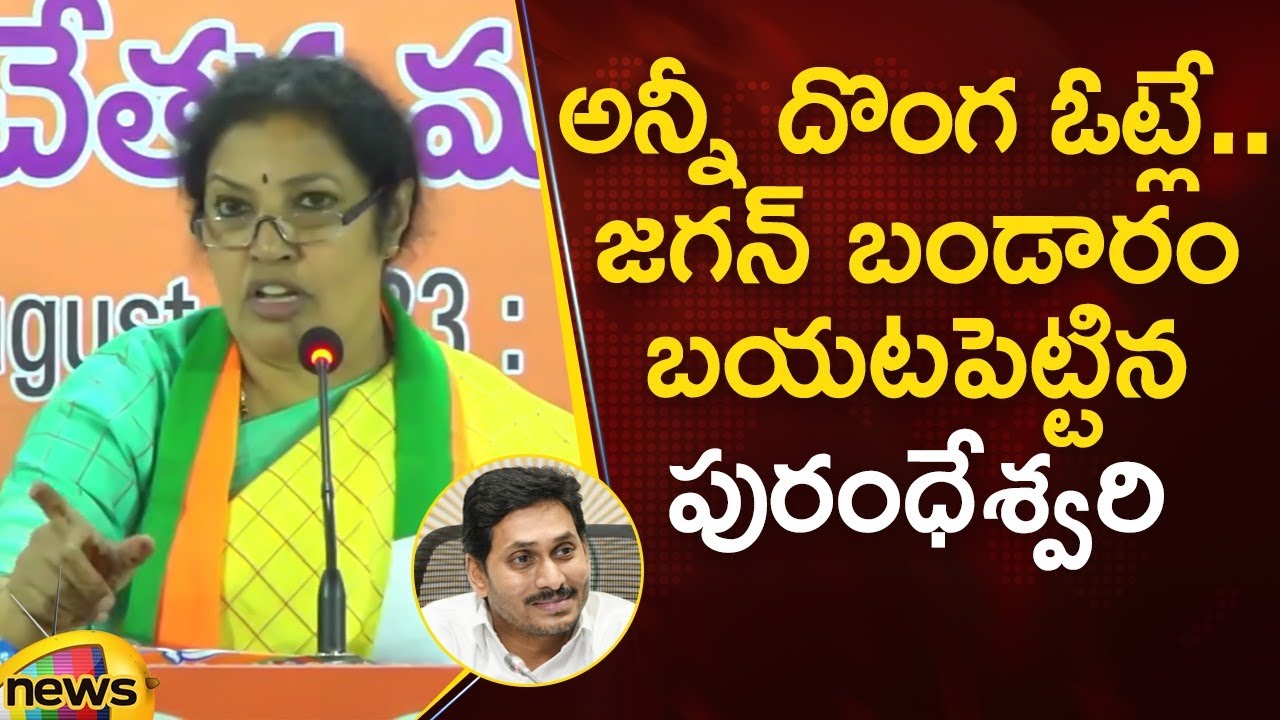 Purandeswari Reveals Sensational Facts In Press Meet