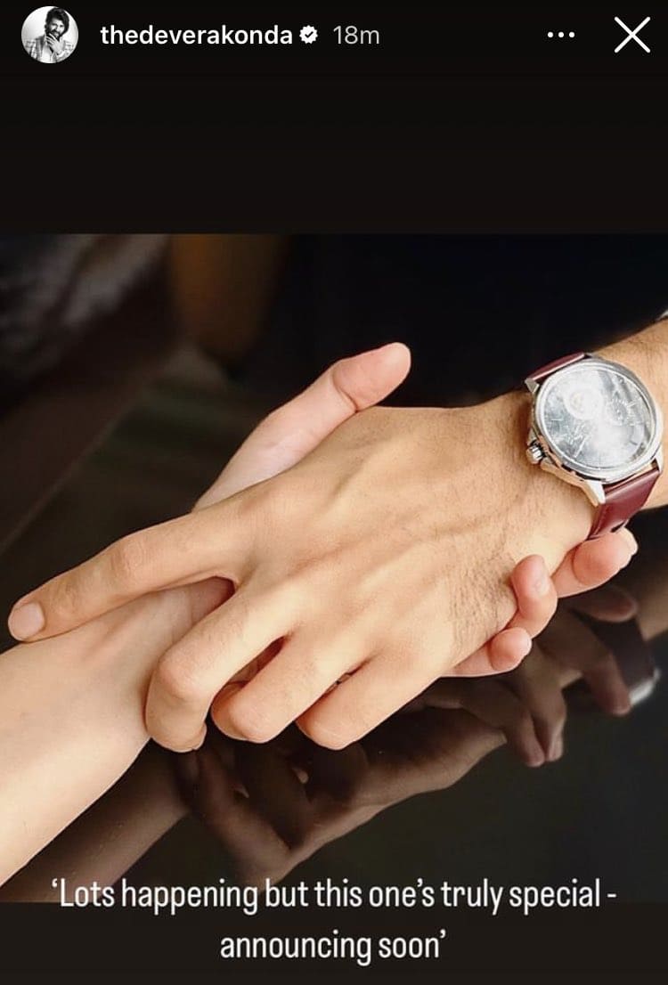 Vijay D’s Instagram story is making sensations all over