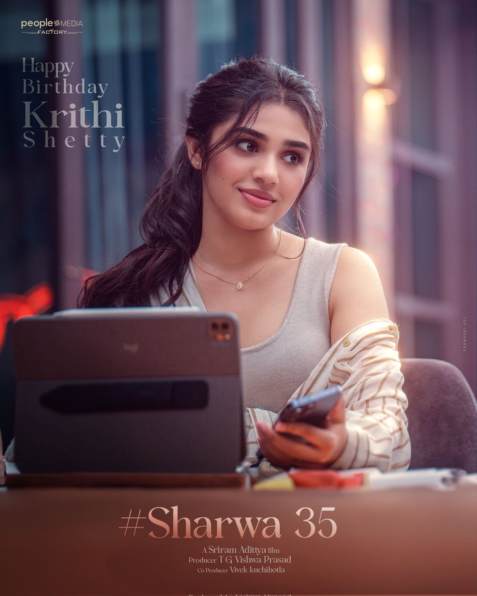 #Sharwa35: Krithi Shetty’s look unveiled by the makers