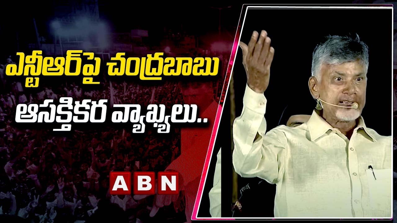 Chandrababu interesting comments on NTR