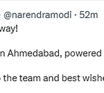 PM Modi congratulates Indian cricket team for win against Pak in WC match