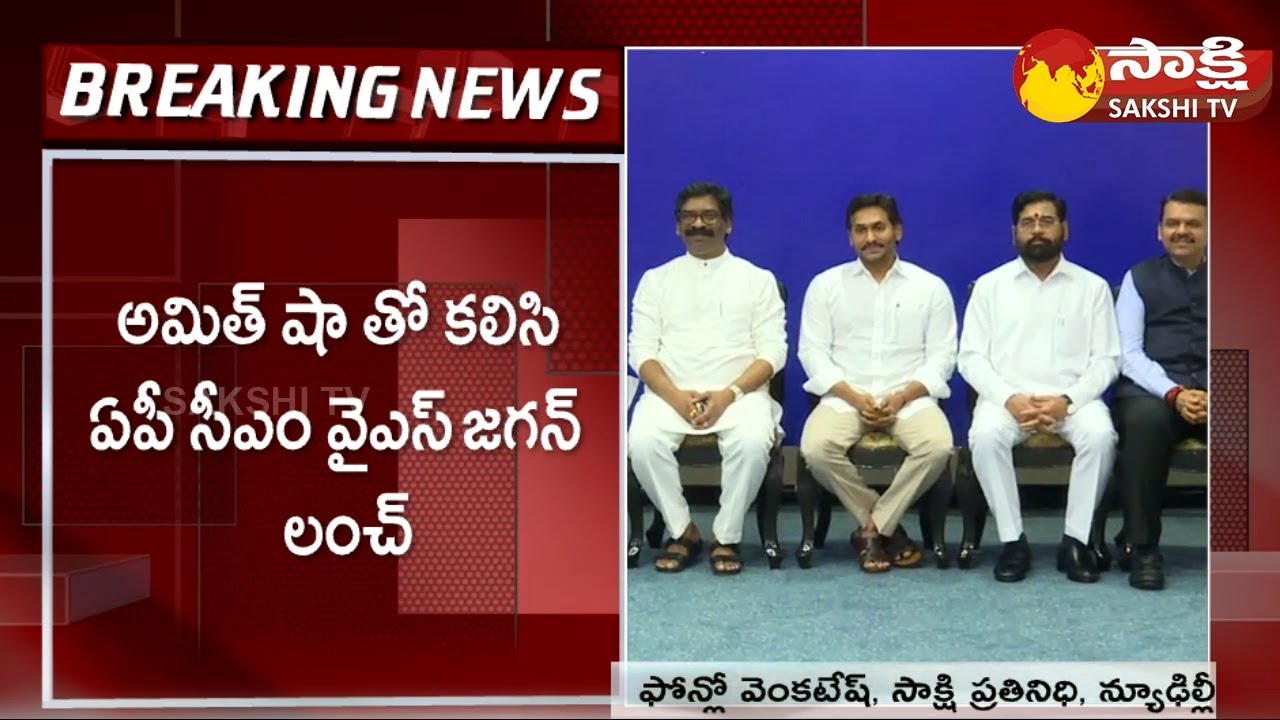CM Jagan Lunch Meet With Amit Shah