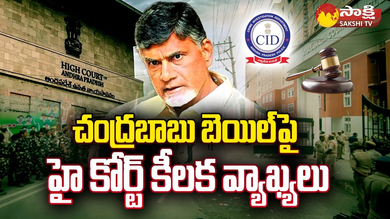 High Court key Comments on Chandrababu Bail Petition