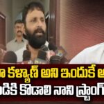 MLA Kodali Nani Strong Counter to Package Star Pawan Kalyan